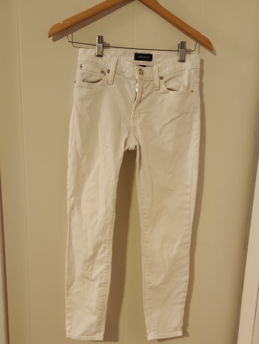 J. Crew White Skinny Jeans - Slim Fit